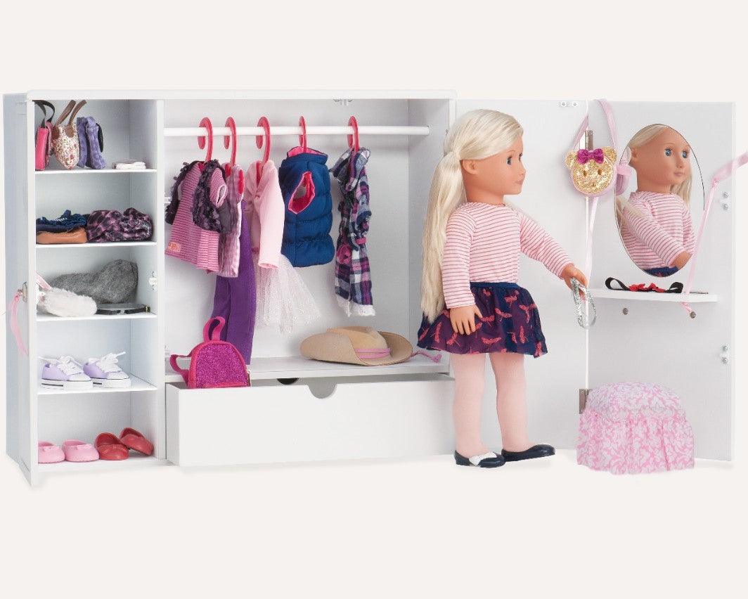 Our Generation: szafa dla lalki Wooden Wardrobe - Noski Noski