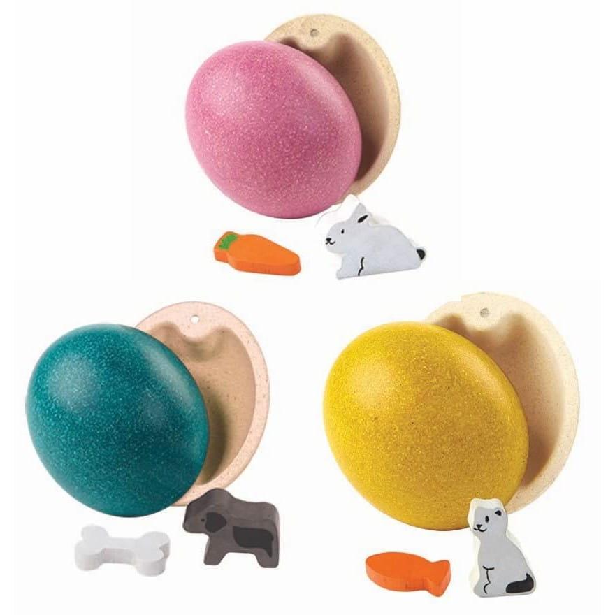 Plan Toys: drewniane Jajko Niespodzianka - Noski Noski