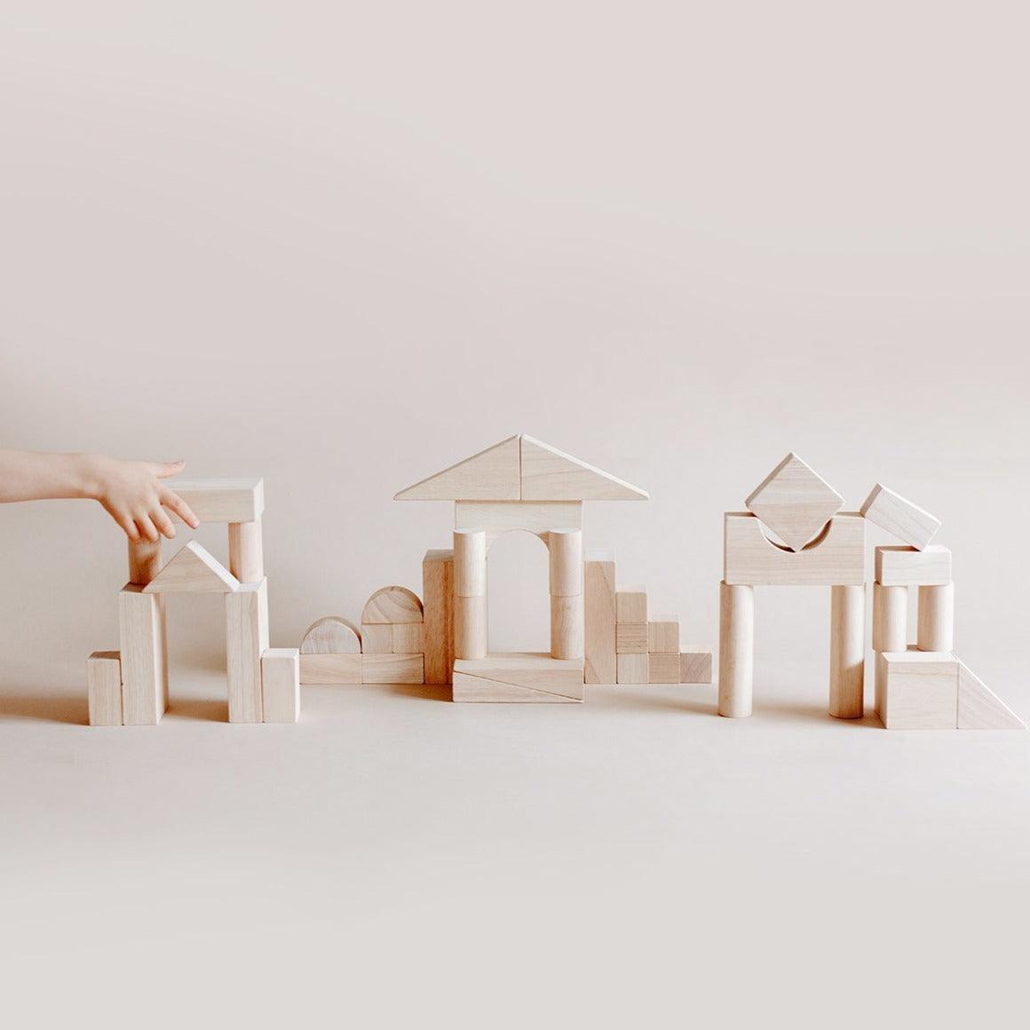 Plan Toys: drewniane naturalne klocki 40 el. - Noski Noski