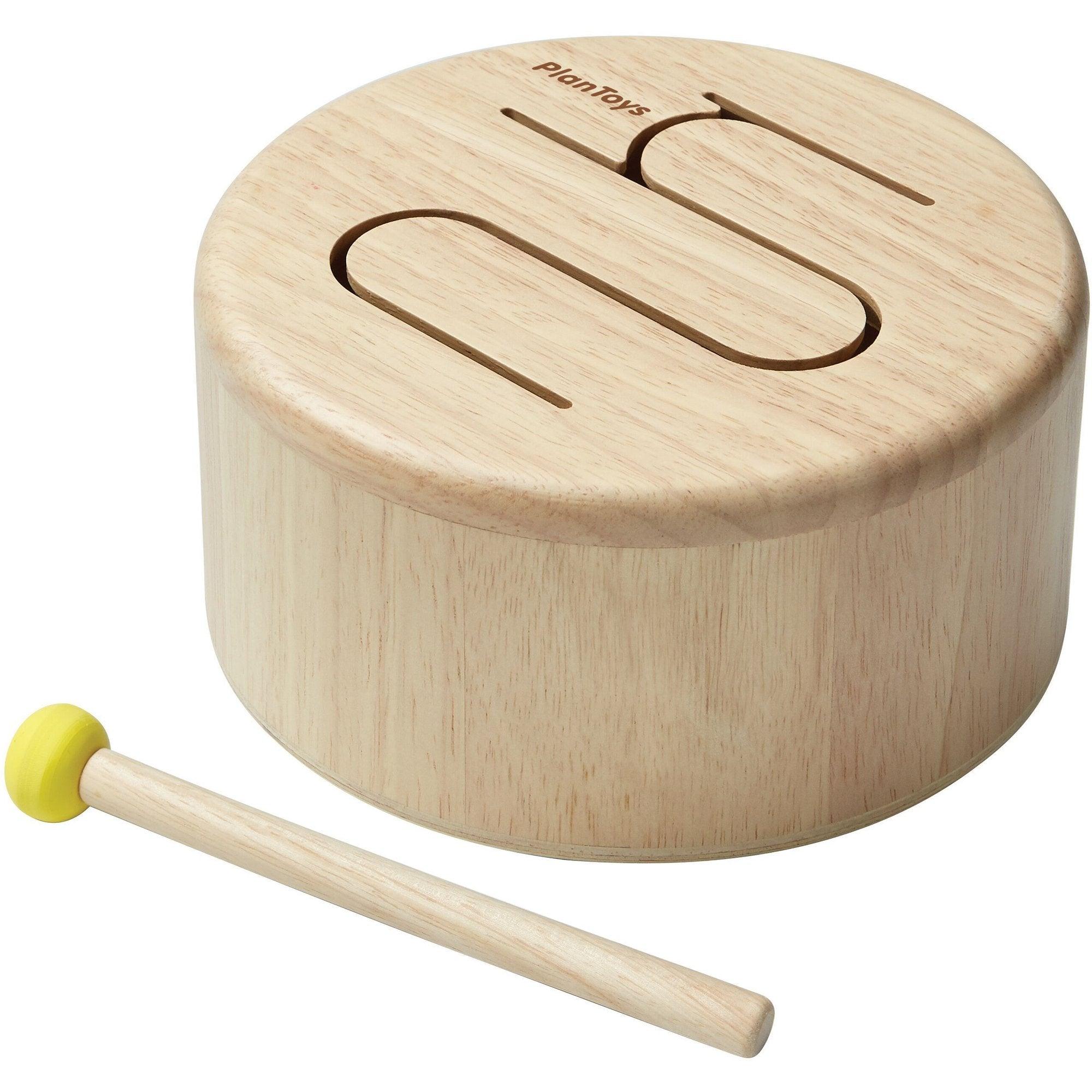 Plan Toys: drewniany bębenek Natural - Noski Noski
