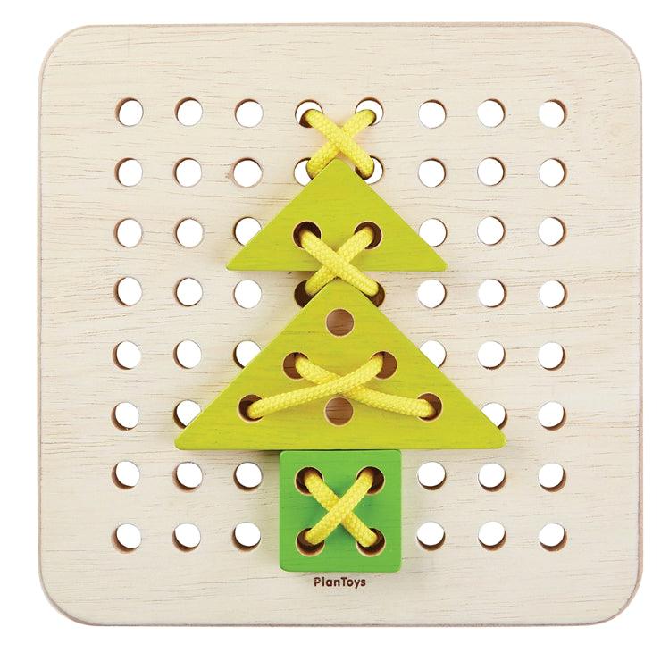 Plan Toys: tabliczka przewlekanka Lacing Board - Noski Noski