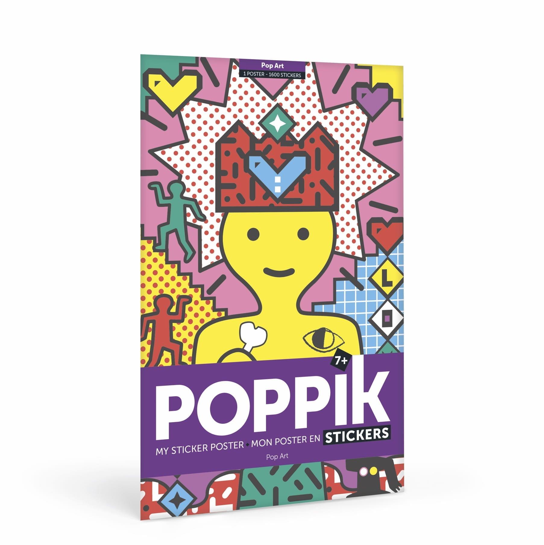 Poppik: plakat wyklejanka Pop Art - Noski Noski