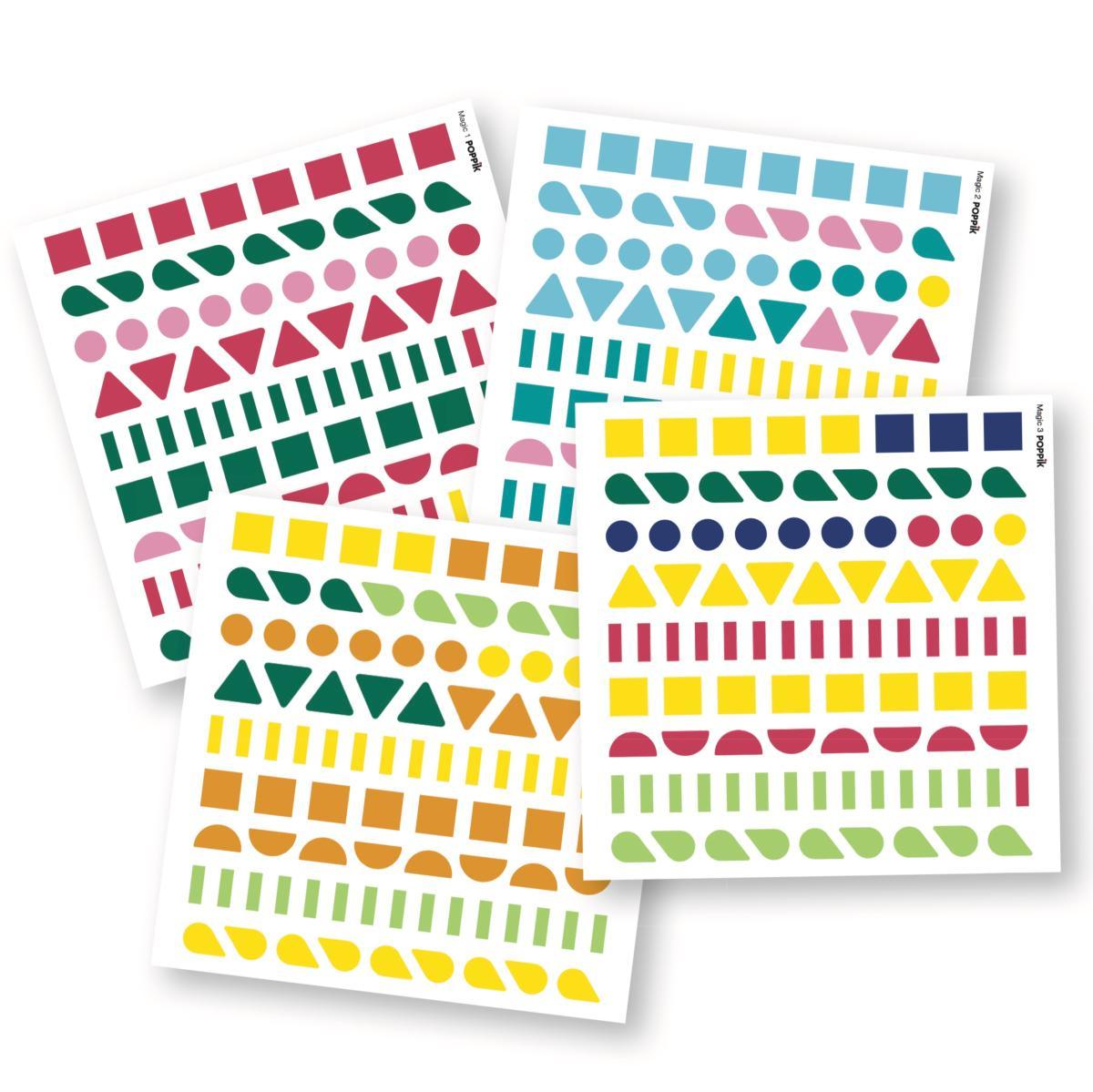 Poppik: pocztówki wyklejanka pixel art wróżki My Sticker Cards Magic - Noski Noski