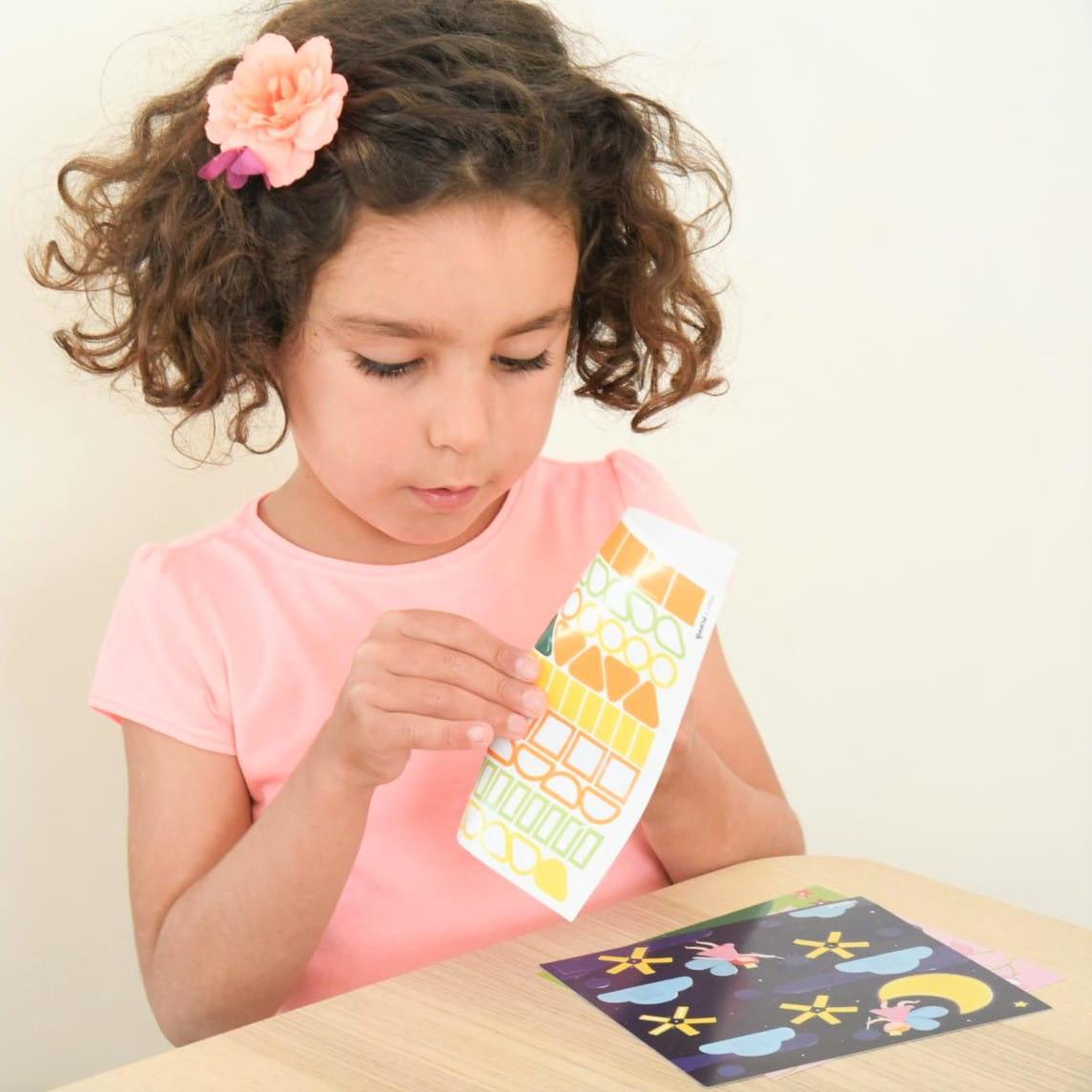 Poppik: pocztówki wyklejanka pixel art wróżki My Sticker Cards Magic - Noski Noski