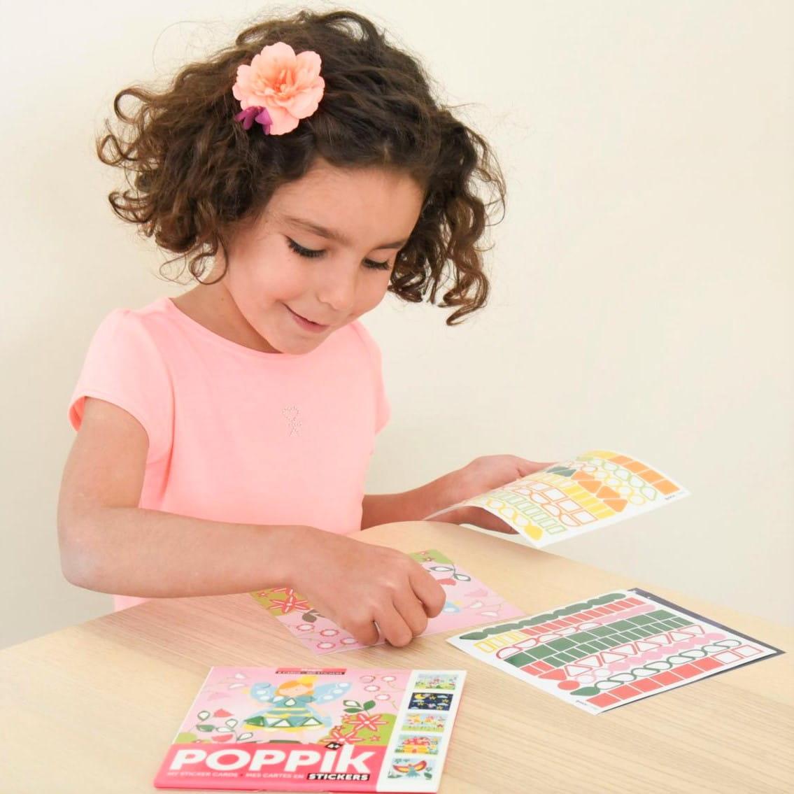 Poppik: pocztówki wyklejanka pixel art wróżki My Sticker Cards Magic - Noski Noski