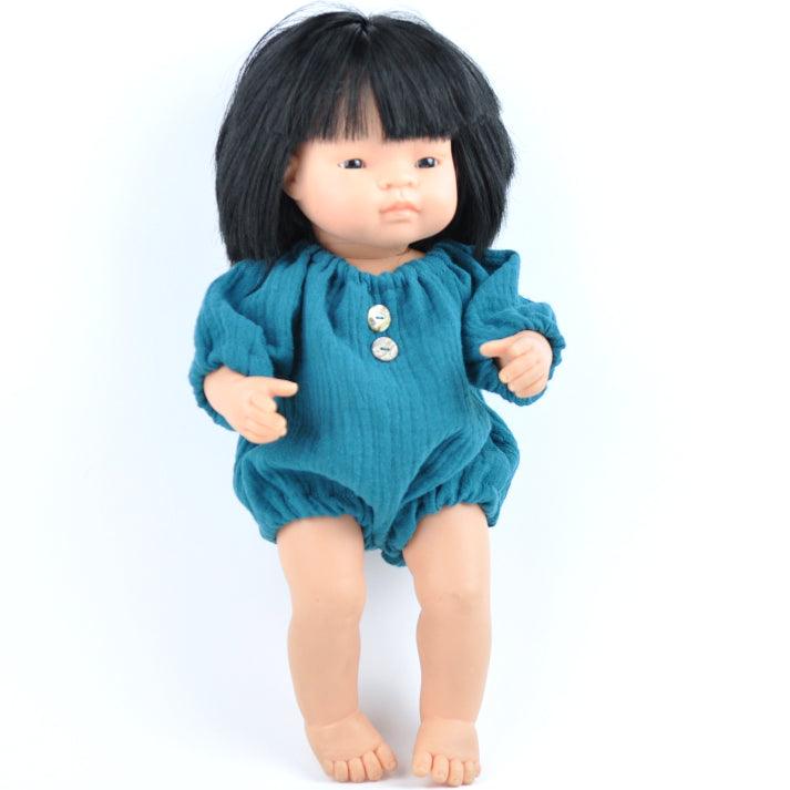 Przytullale: romper ubranko dla lalki Miniland - Noski Noski