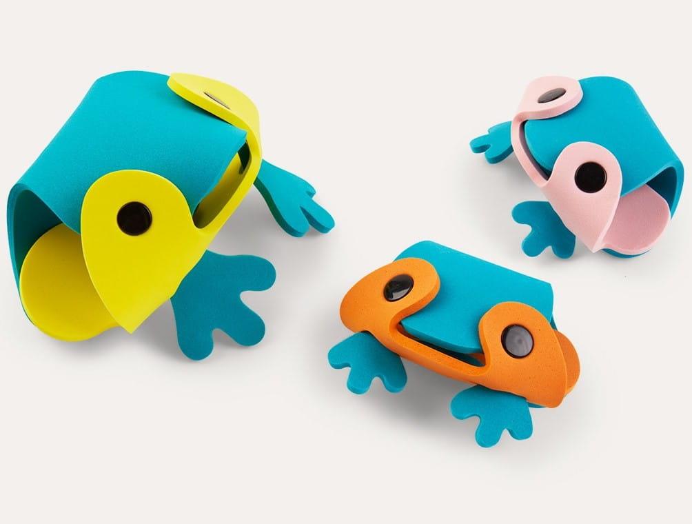 Quut: piankowe puzzle kąpielowe 3D Quutopia Żabki - Noski Noski