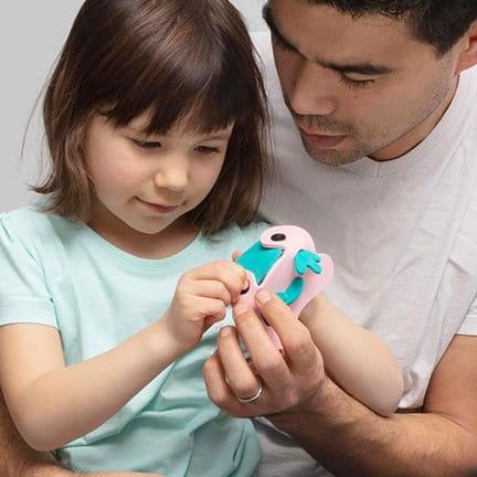 Quut: piankowe puzzle kąpielowe 3D Quutopia Żabki - Noski Noski