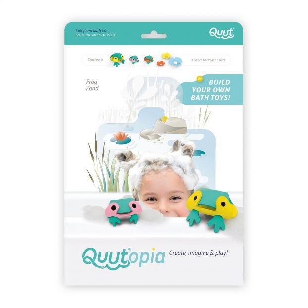 Quut: piankowe puzzle kąpielowe 3D Quutopia Żabki - Noski Noski