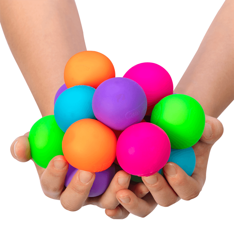 Schylling: kolorowe piłki sensoryczne gniotki Gobs Of Globs Needoh - Noski Noski