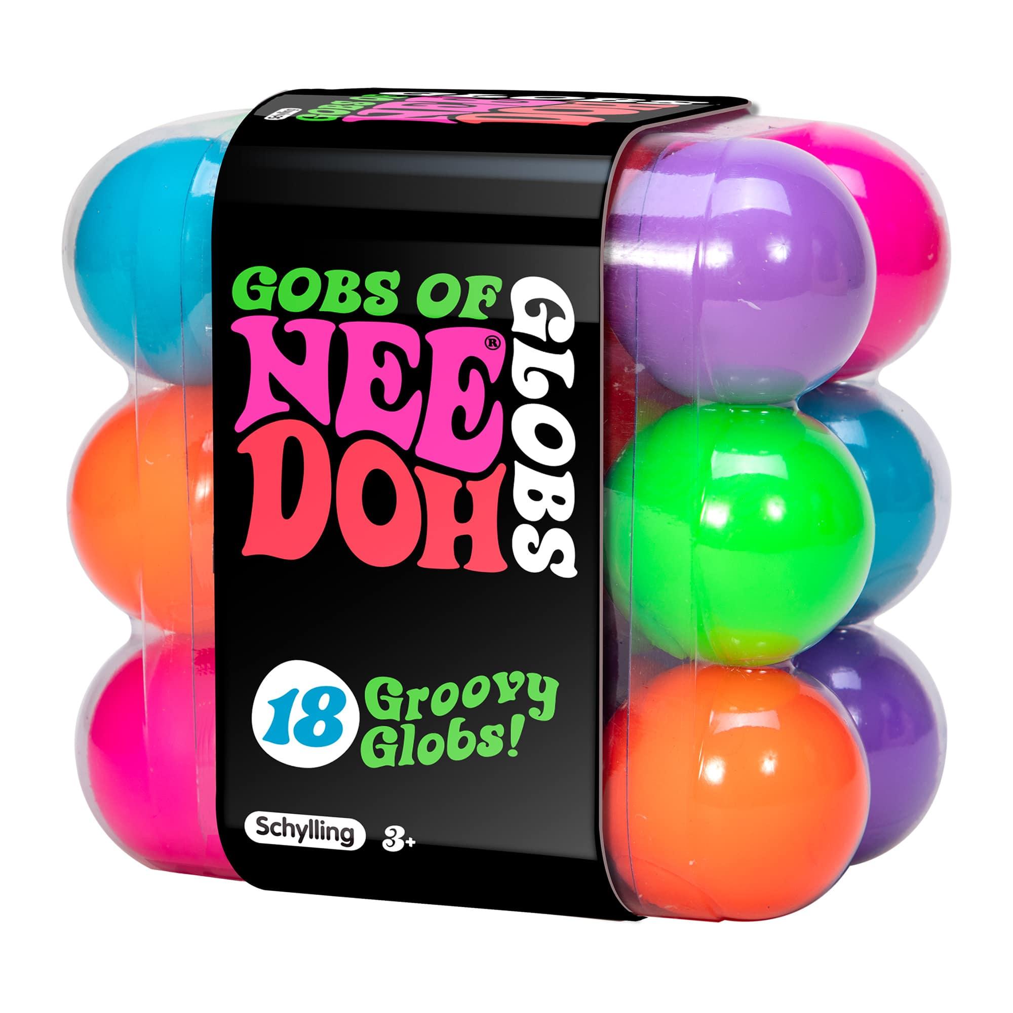 Schylling: kolorowe piłki sensoryczne gniotki Gobs Of Globs Needoh - Noski Noski