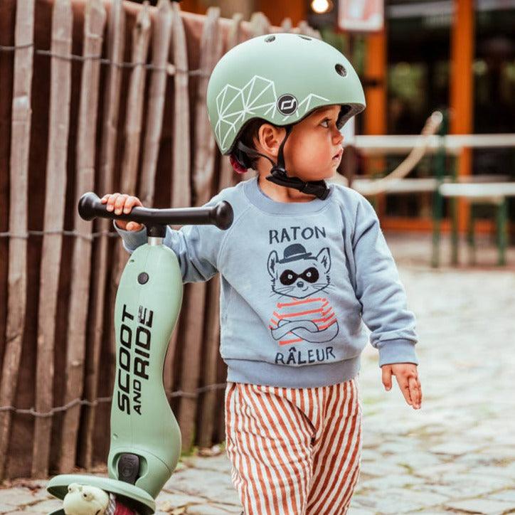 Scoot & Ride: kask dla dzieci Lifestyle XXS-S 1-5 lat - Noski Noski