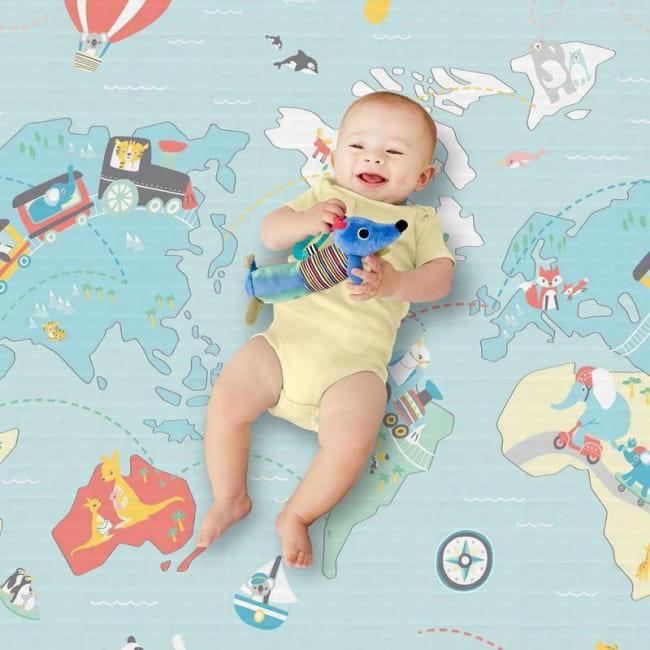 Skip Hop: piankowy dywan mapa Little Travelers - Noski Noski