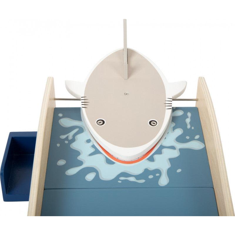 Small Foot: drewniana gra zręcznościowa mini golf Shark Attack - Noski Noski