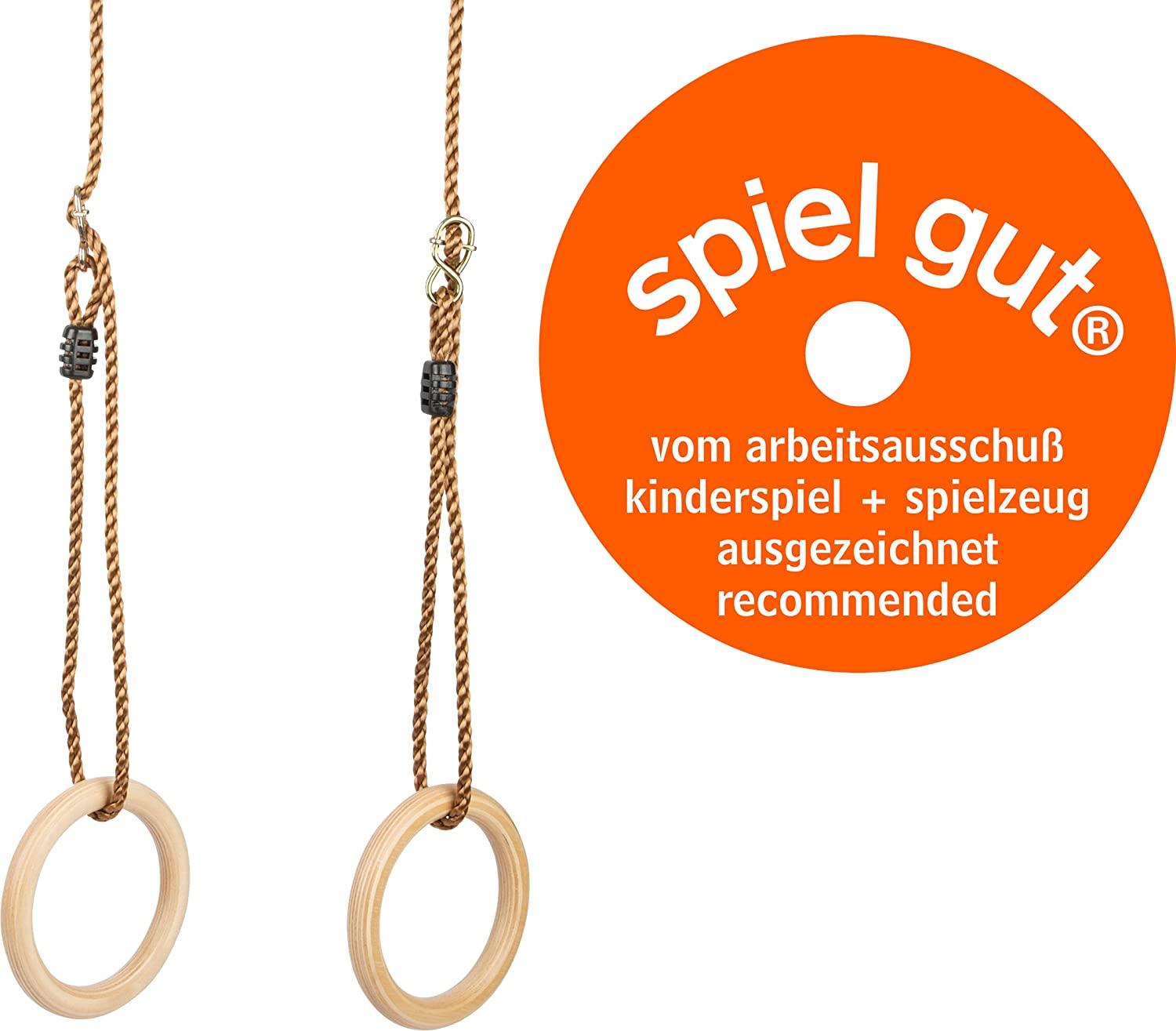 Small Foot: drewniane kółka gimnastyczne Gymnastics Rings - Noski Noski