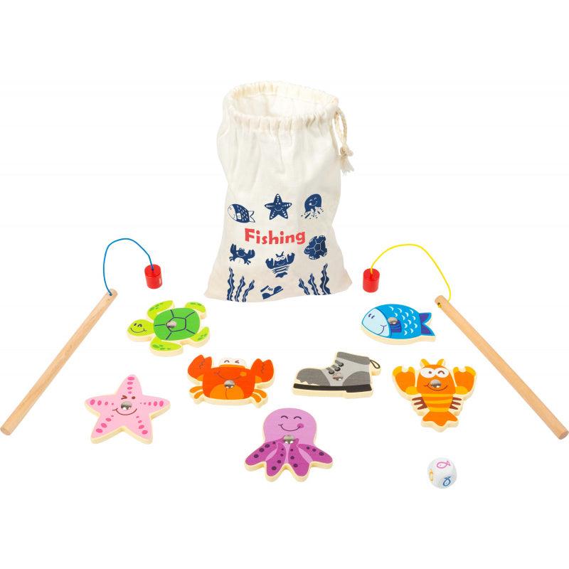 Small Foot: magnetyczne wędki Catching Fish Travel Game - Noski Noski