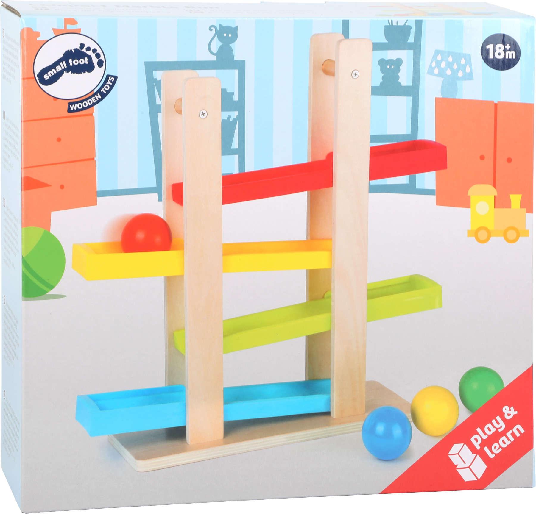 Small Foot: zjeżdżalnia dla kulek Compact Marble Run - Noski Noski