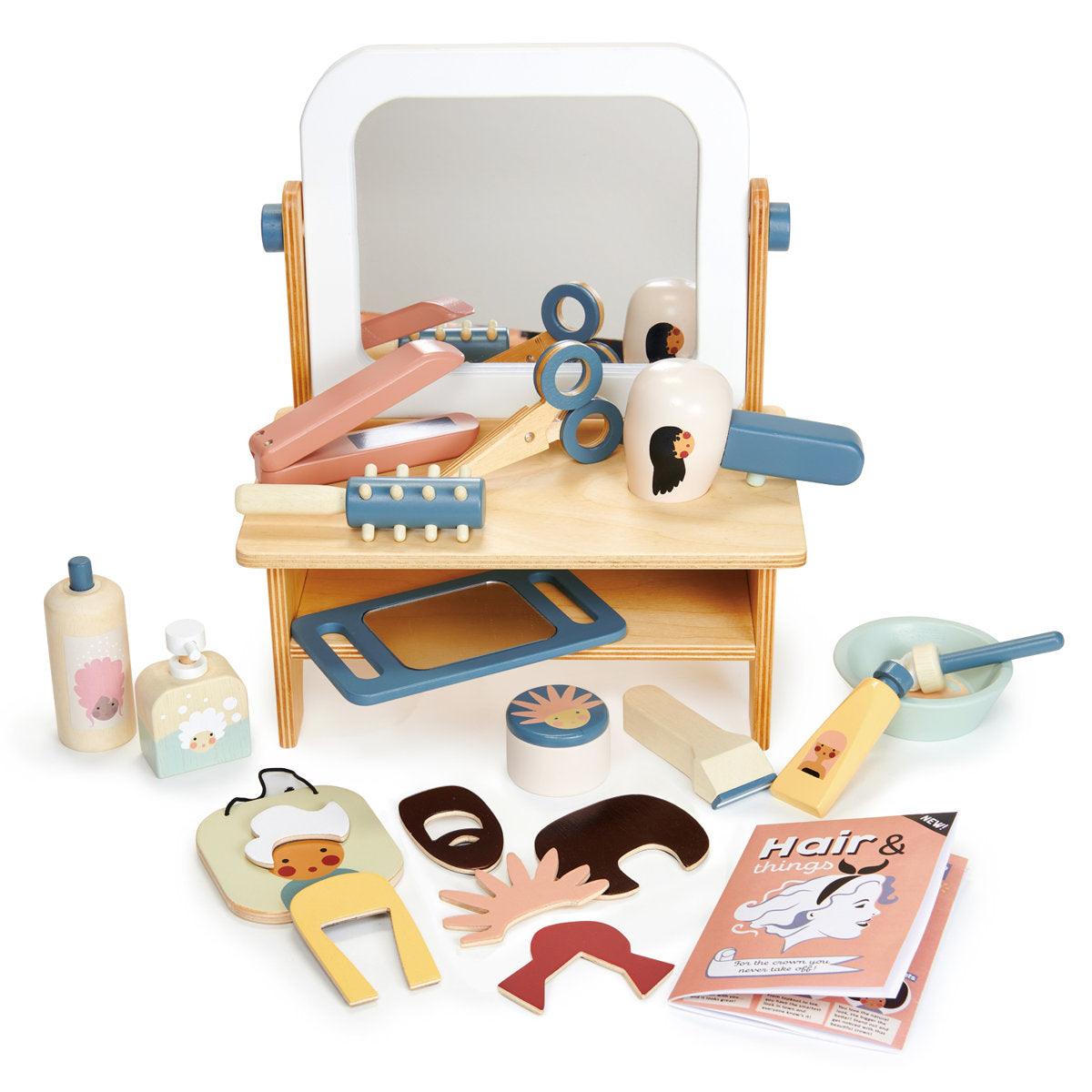 Tender Leaf Toys: drewniana toaletka salon fryzjerski Hair Salon - Noski Noski