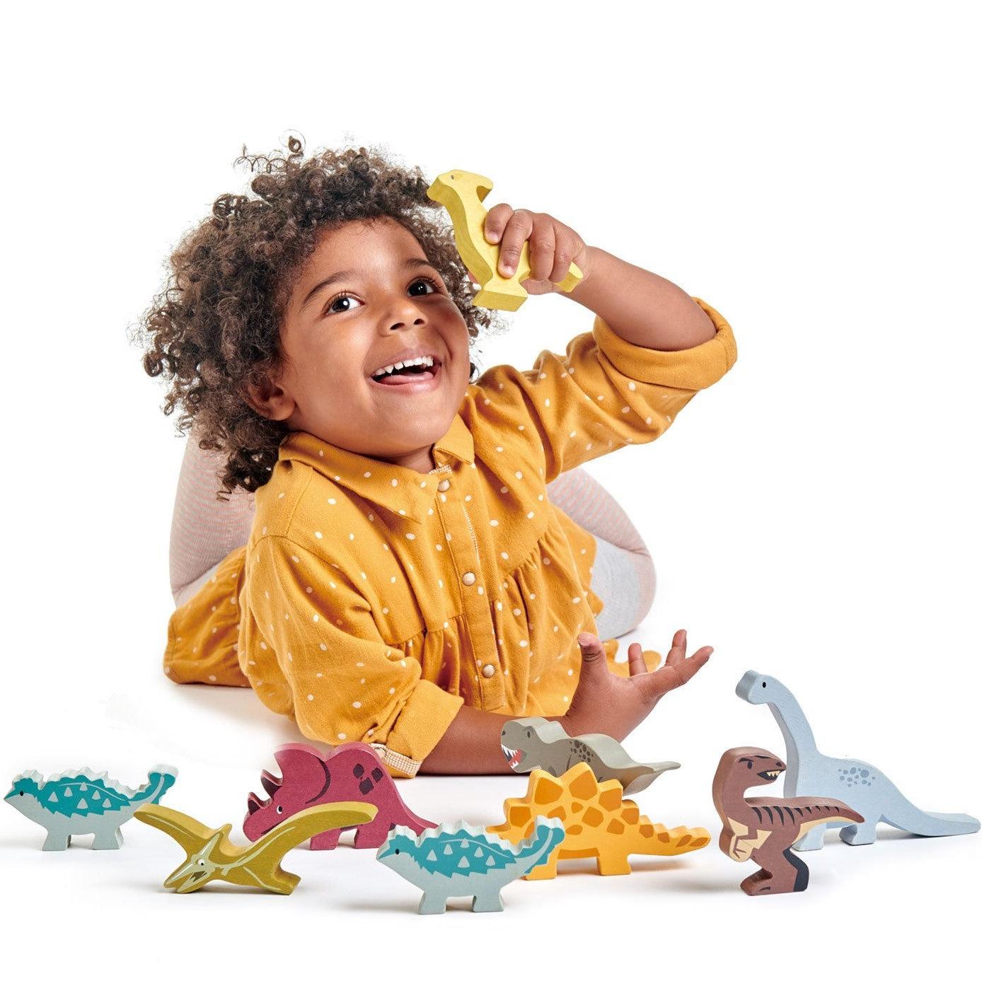 Tender Leaf Toys: drewniane figurki Dinozaury - Noski Noski