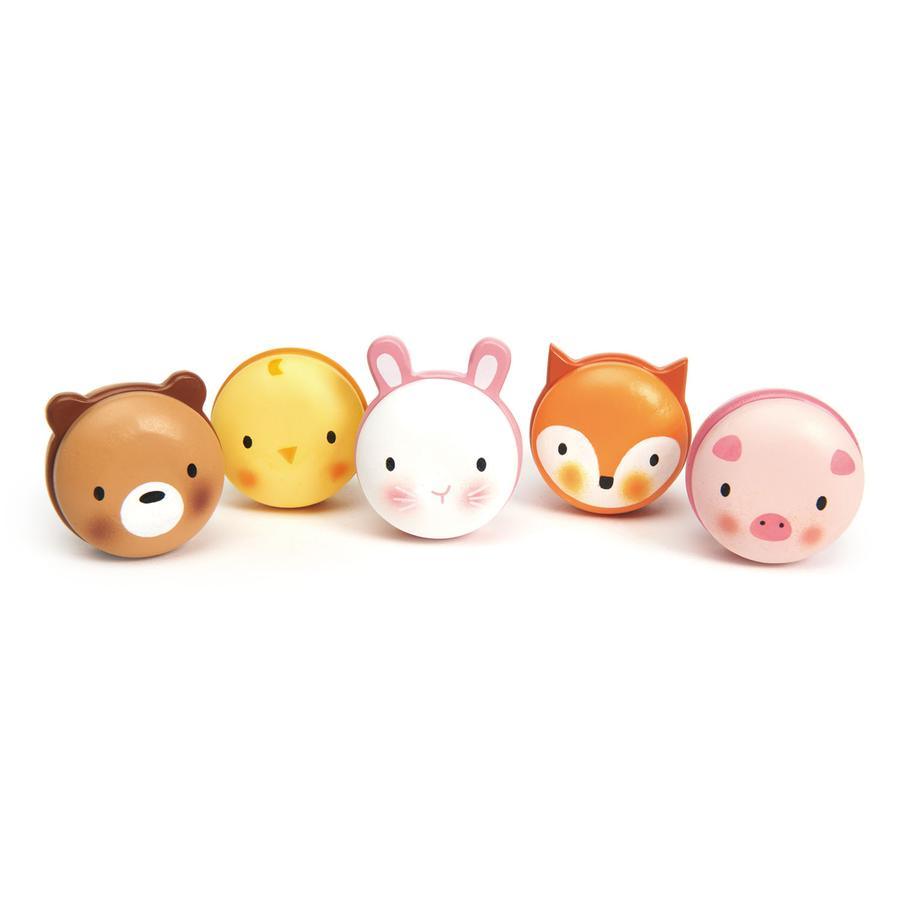 Tender Leaf Toys: drewniane makaroniki Animal Macarons - Noski Noski