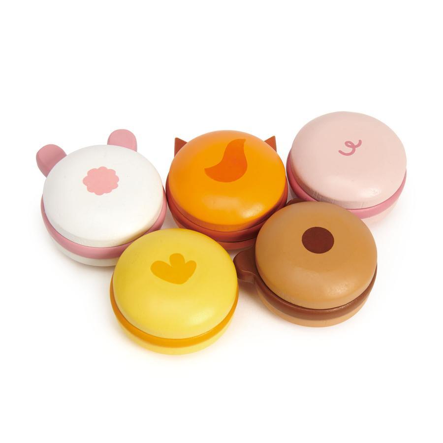 Tender Leaf Toys: drewniane makaroniki Animal Macarons - Noski Noski