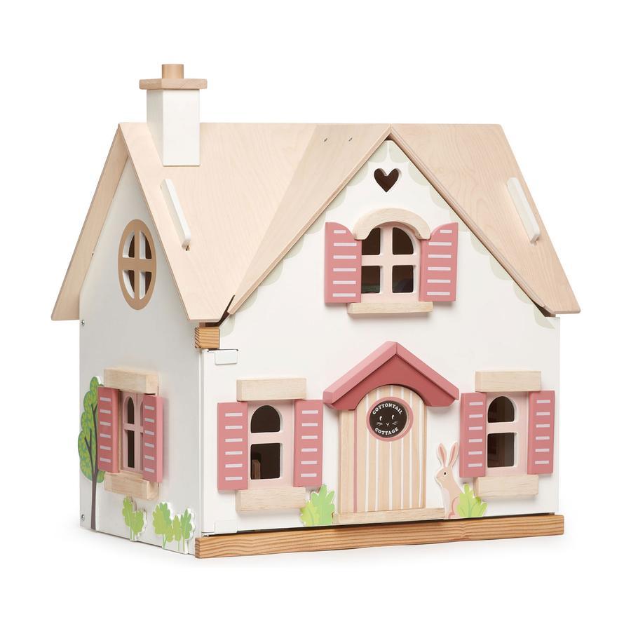 Tender Leaf Toys: drewniany domek dla lalek z mebelkami Cottontail Cottage - Noski Noski