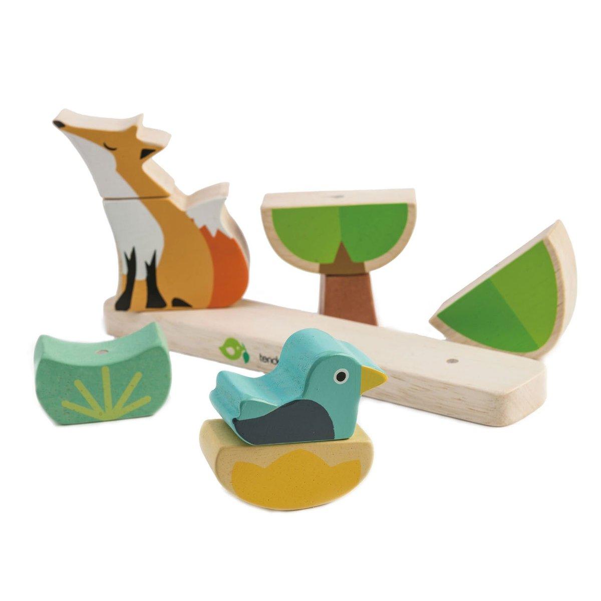 Tender Leaf Toys: magnetyczna układanka Lis - Noski Noski