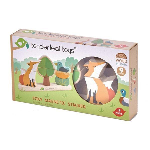 Tender Leaf Toys: magnetyczna układanka Lis - Noski Noski