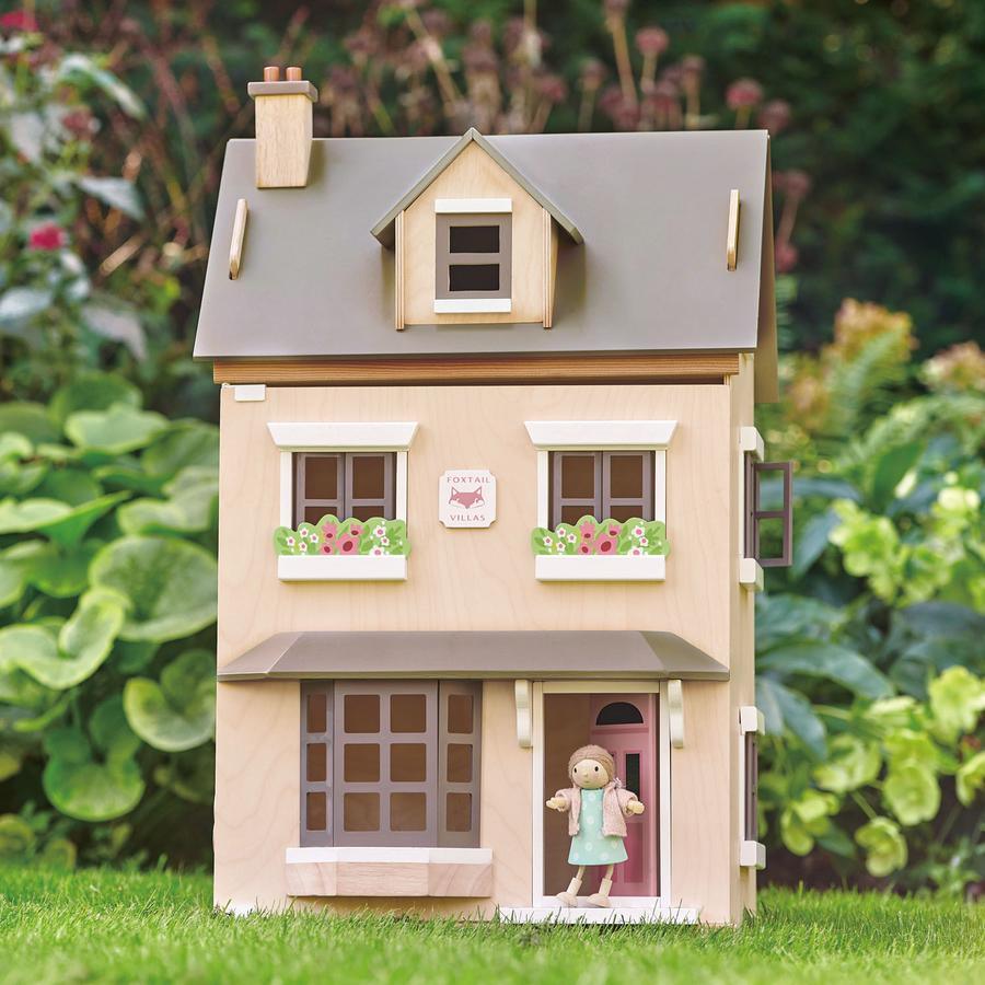 Tender Leaf Toys: trzypiętrowy domek dla lalek z mebelkami Foxtail Villa - Noski Noski