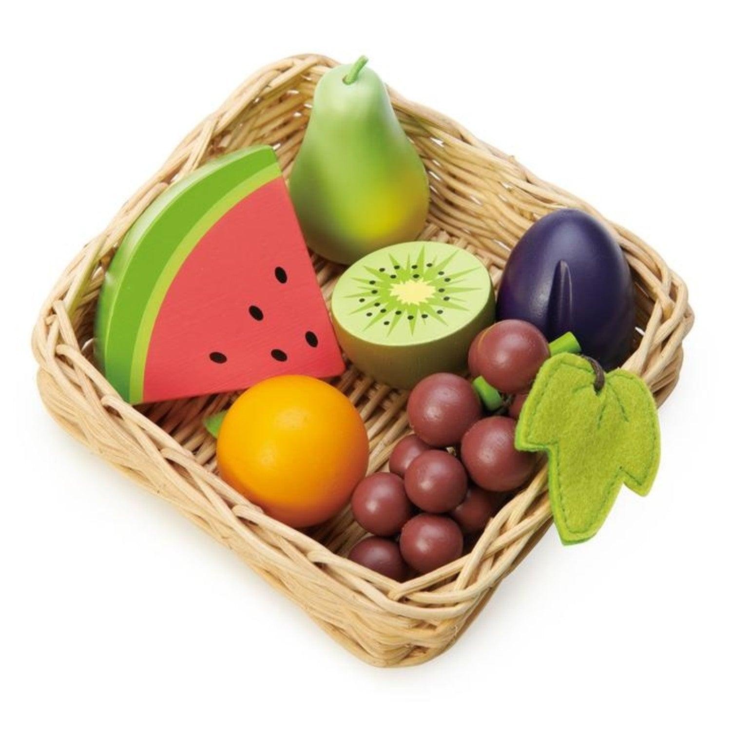 Tender Leaf Toys: wiklinowy koszyk z owocami Fruity Basket - Noski Noski
