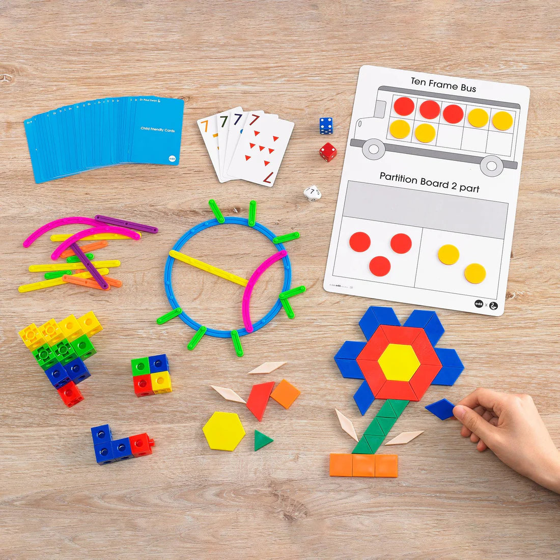 TickiT: zestaw edukacyjny matematyka Maths Home Learning 5-6 lat - Noski Noski