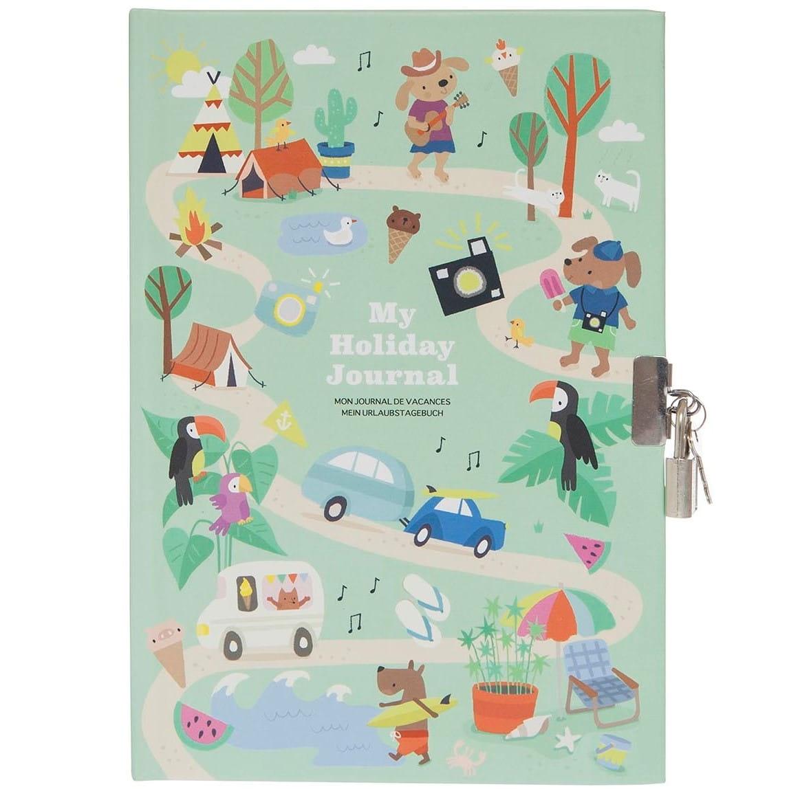 Tiger Tribe: pamiętnik na kłódkę My Holiday Journal - Noski Noski