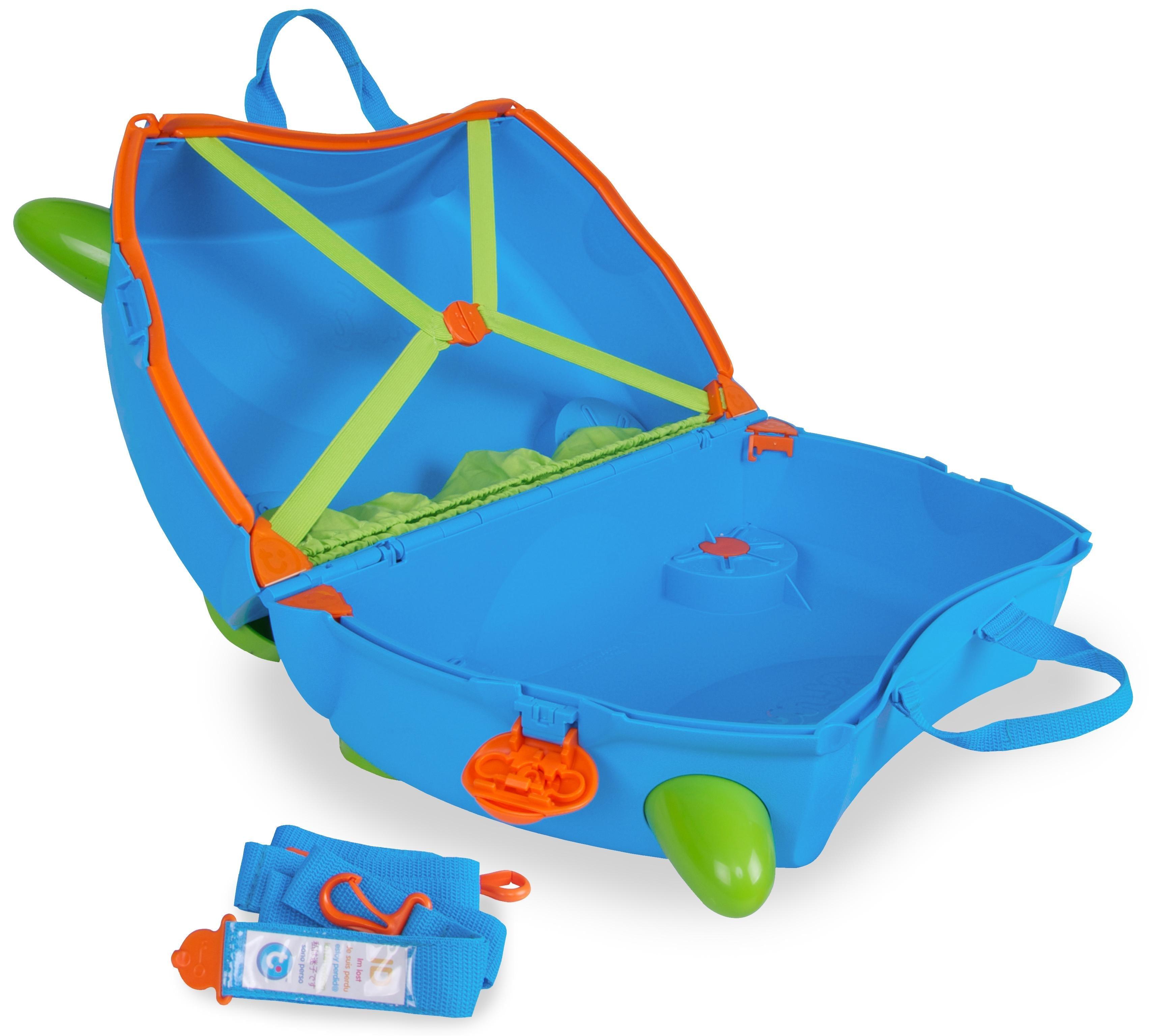 Trunki: jeżdżąca walizka dla dzieci niebieska Terrance - Noski Noski
