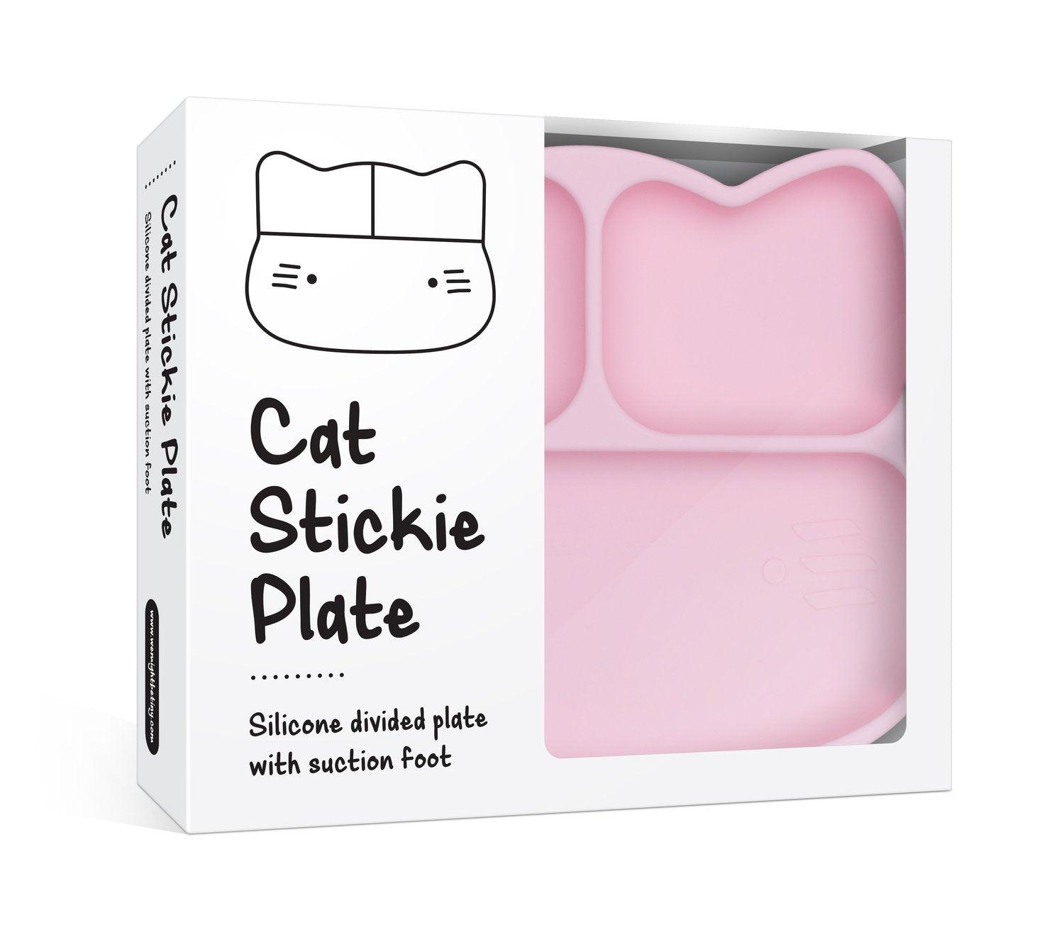 We Might Be Tiny: silikonowy talerzyk z przyssawką kotek Sticky Plate - Noski Noski