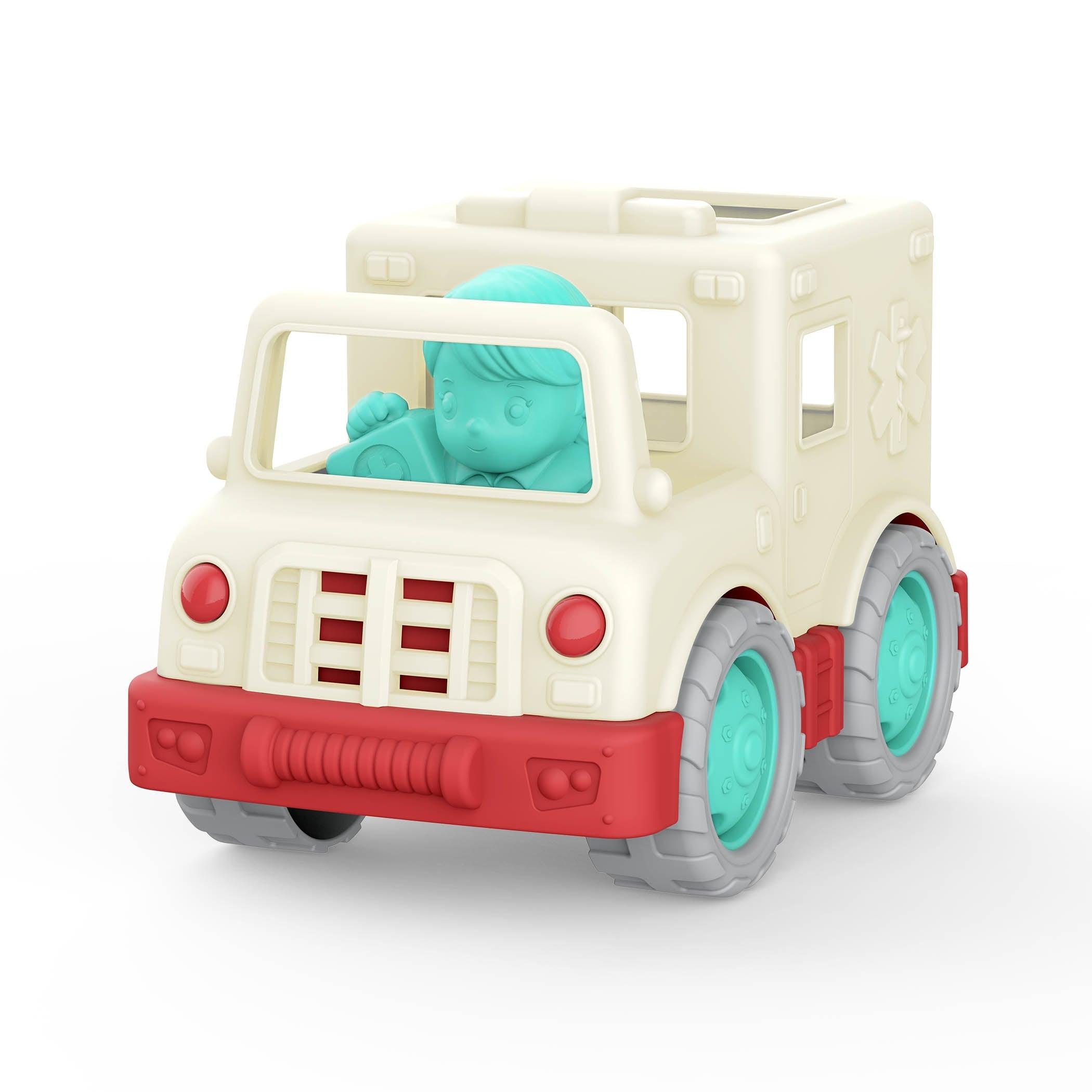 Wonder Wheels: mini karetka pogotowia Little Ambulance - Noski Noski