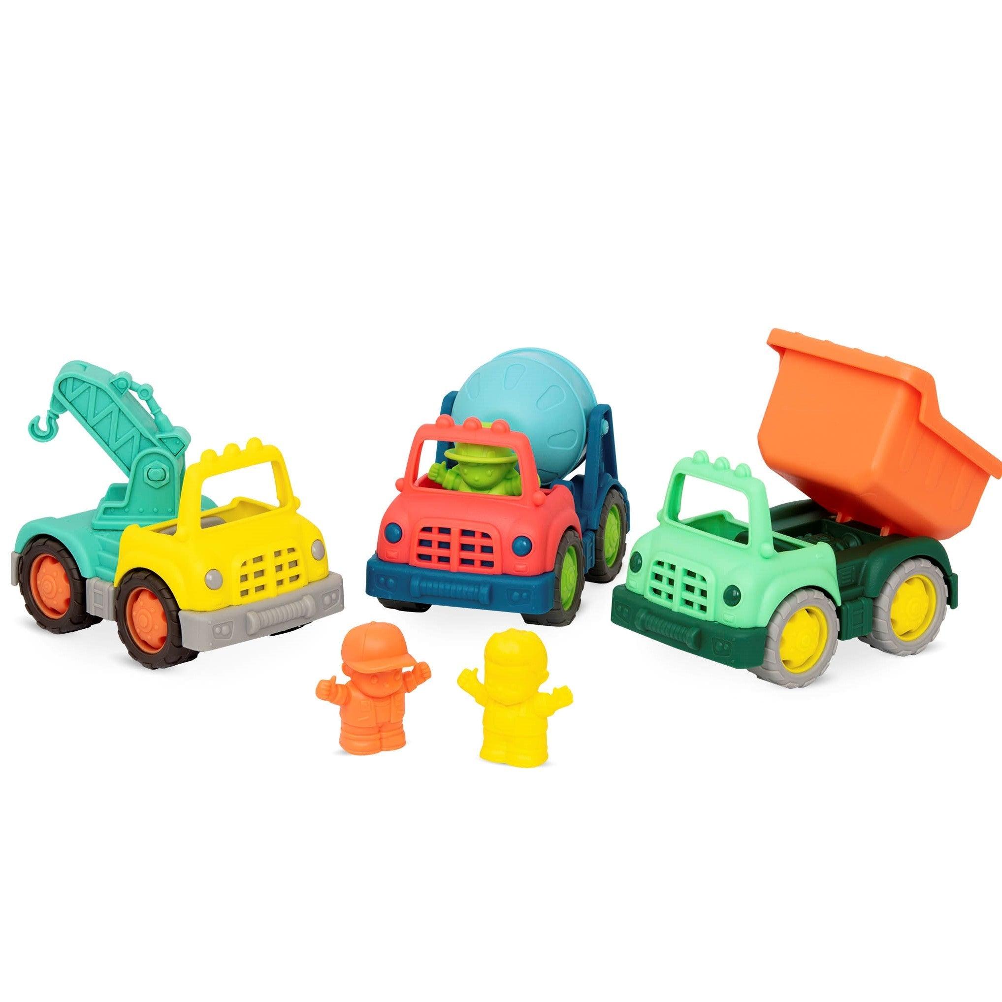 Wonder Wheels: trzy pojazdy z kierowcami Construction Vehicles - Noski Noski