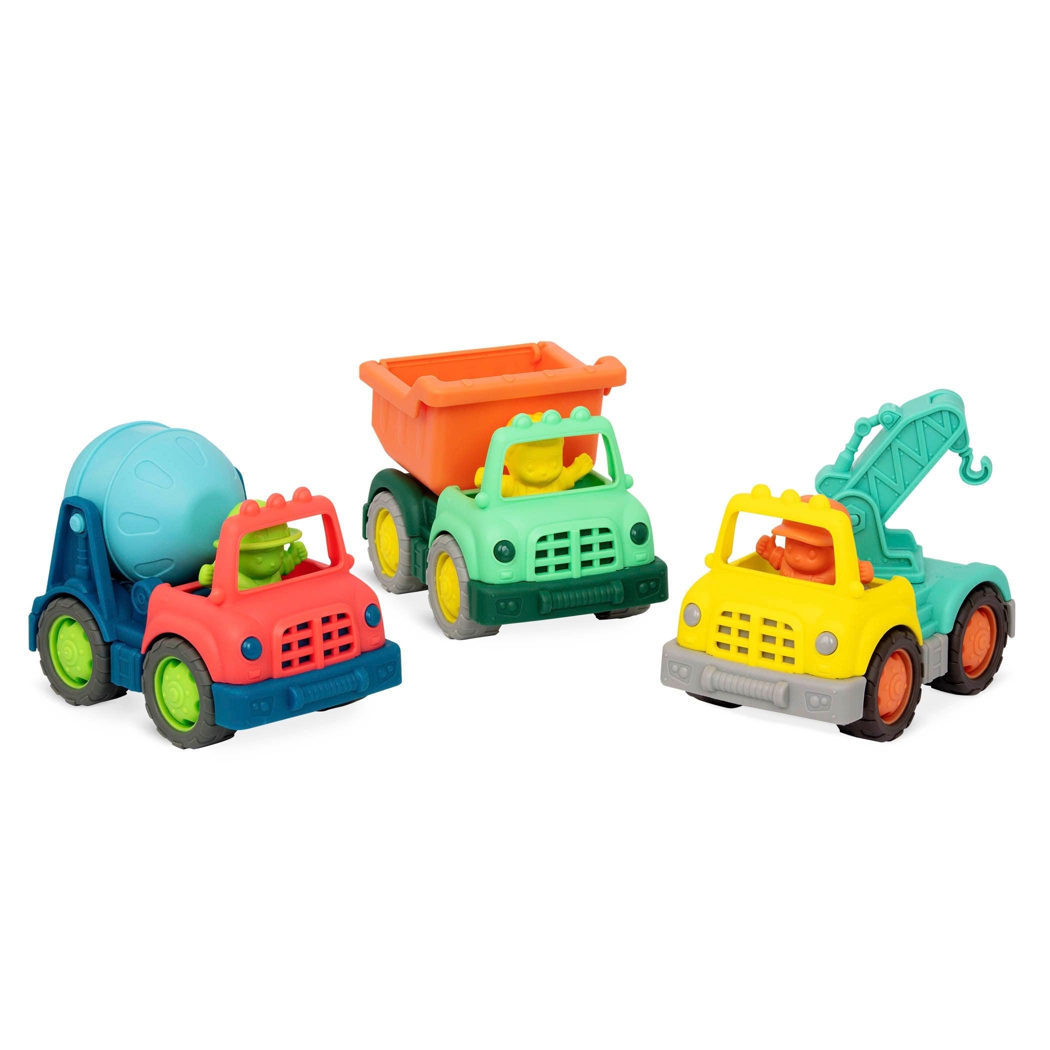 Wonder Wheels: trzy pojazdy z kierowcami Construction Vehicles - Noski Noski