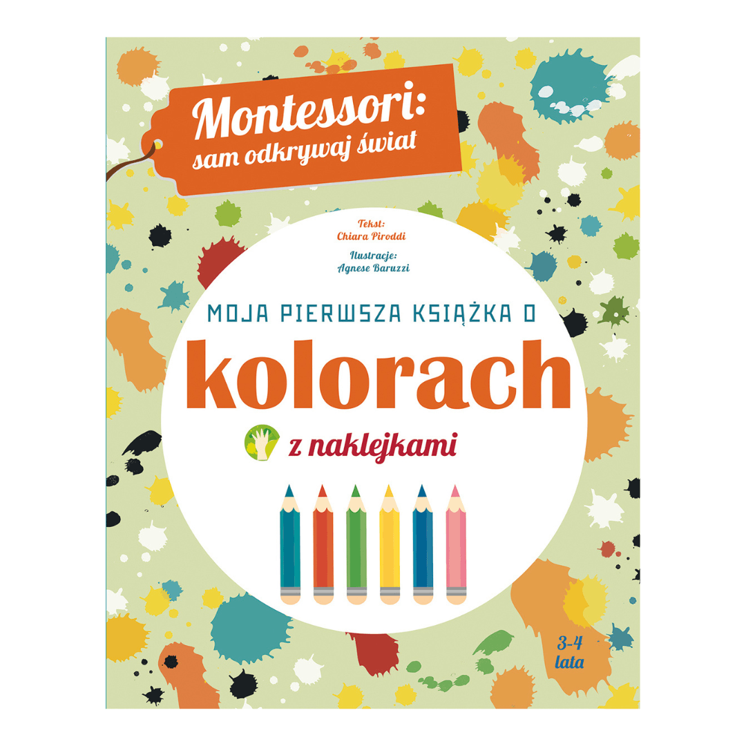Wydawnictwo Olesiejuk: Montessori: Moja pierwsza książka o kolorach - Noski Noski