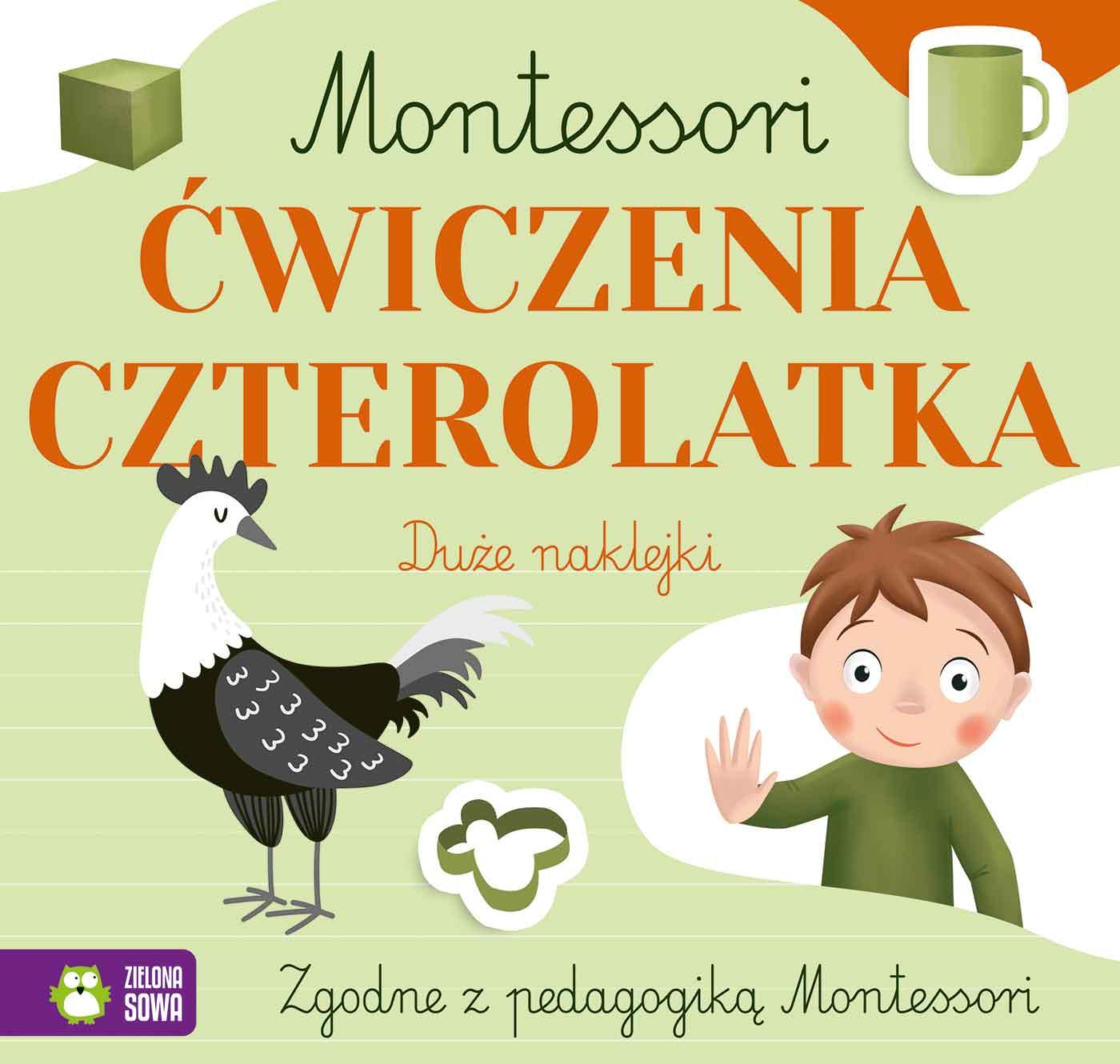 Zielona Sowa: Montessori. Ćwiczenia czterolatka - Noski Noski