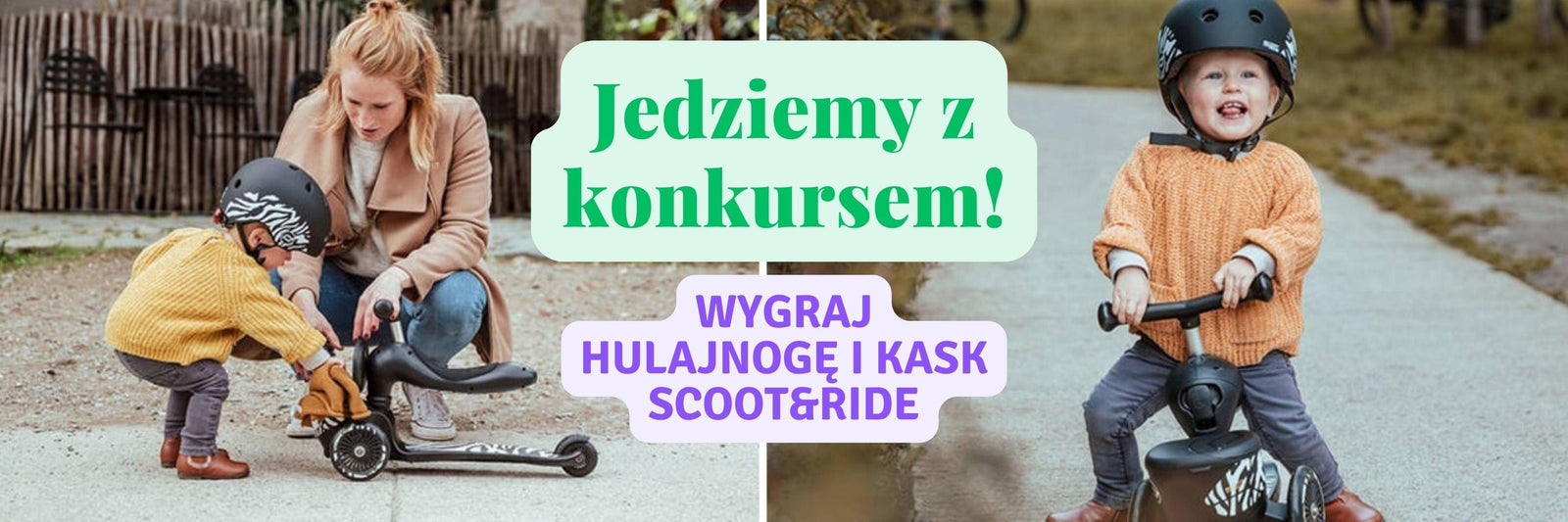 Wygraj hulajnogę i kask Scoot&Ride - Noski Noski