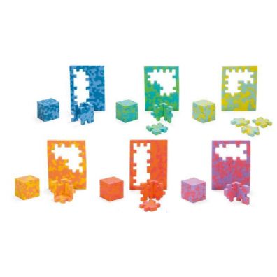 Kreatywna kostka do układania Happy Cube Pro dla dzieci, rozwijająca koncentrację i zdolności manualne.