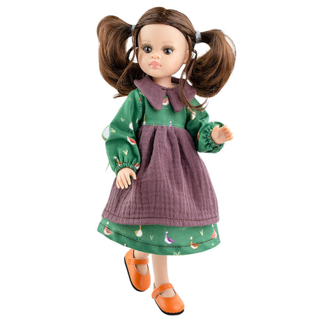 Lalka Paola Reina 32 cm, hiszpańska, ręcznie robiona, idealna do przytulania, czesania i przebierania, lalki dla dzieci.