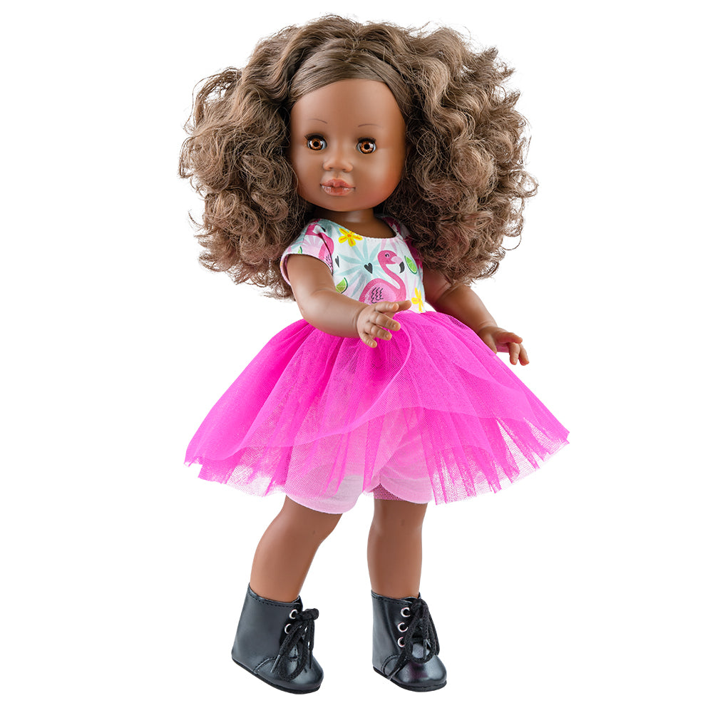 Lalka Paola Reina Emma 42 cm, ręcznie wykonana z pachnącego winylu, doskonała zabawka dla dziewczynek, zamykane oczka