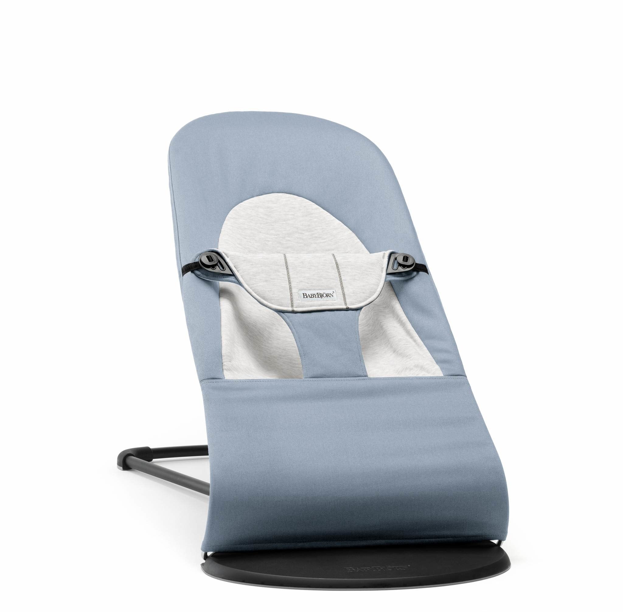 Babybjorn - Balance Soft Woven/Jersey deckchair - blue/gray