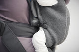 BABYBJORN MINI 3D Jersey – nosidełko, Ciemny Szary