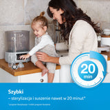 Lovi: elektroniczny sterylizator parowy z suszarką