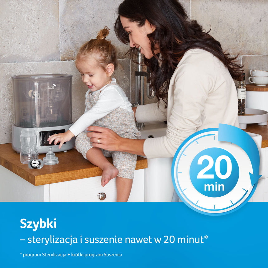 Lovi: elektroniczny sterylizator parowy z suszarką
