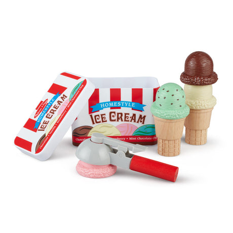 Lody drewniane Melissa & Doug Scoop & Stack