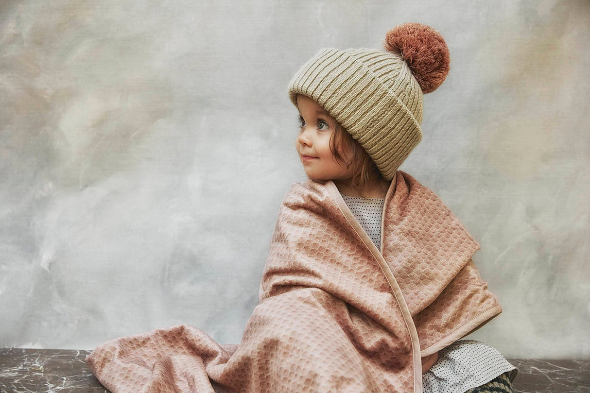 Czapka zimowa wełniana Elodie Details Pure Khaki 6-12 miesięcy