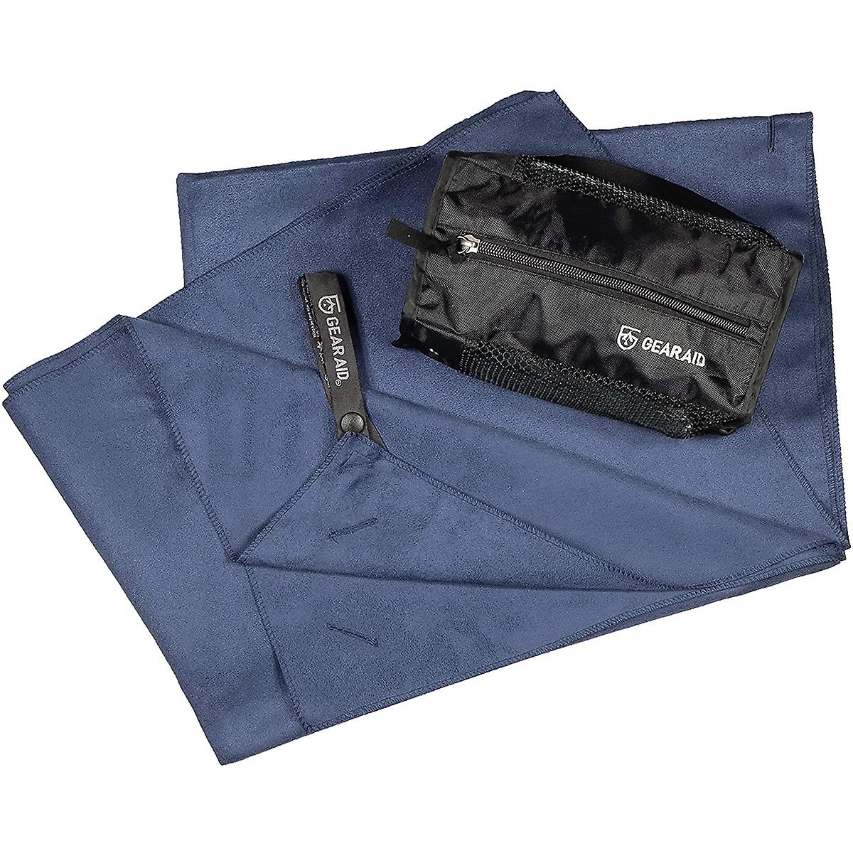 Ayuda de engranajes: toalla de microfibra Navy- xlarge